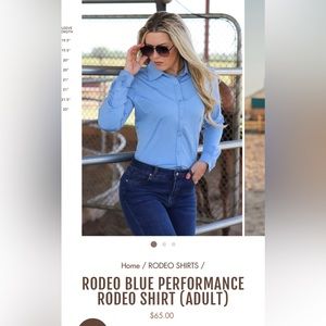 Ranchdressn performance rodeo shirt